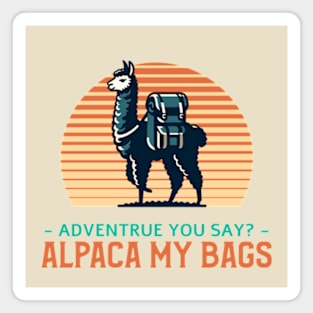 Alpaca My Bags Magnet